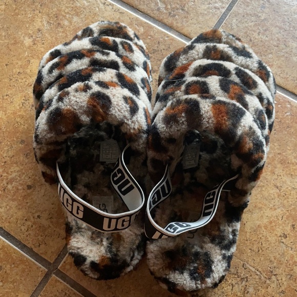 Cheetah Print Ugg Slippers | Color: Black | Size: 9 | Dejachristophe's Closet